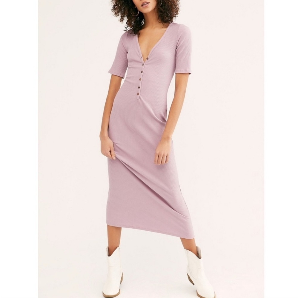 Free People Lulu Henley Dress